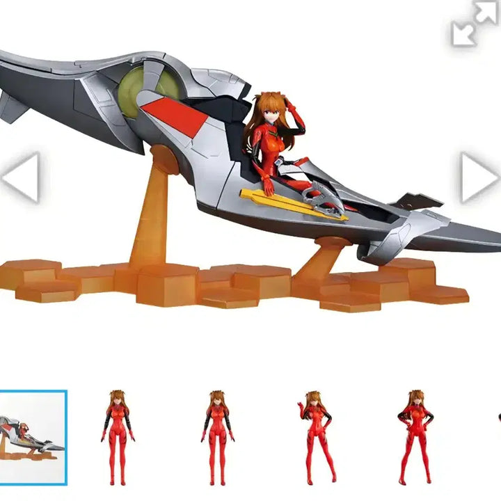 [BUNJANG] Evangelion Asuka Blockis Figure / 에반게리온 아스카 블로키스 피규어