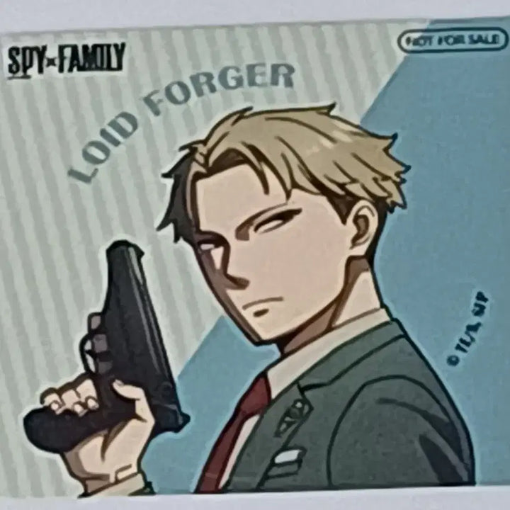 [BUNJANG] Spy x Family Loid Clear Card + Sticker Bundle Set / 스파이패밀리 로이드 클리어 카드 + 스티커 일괄