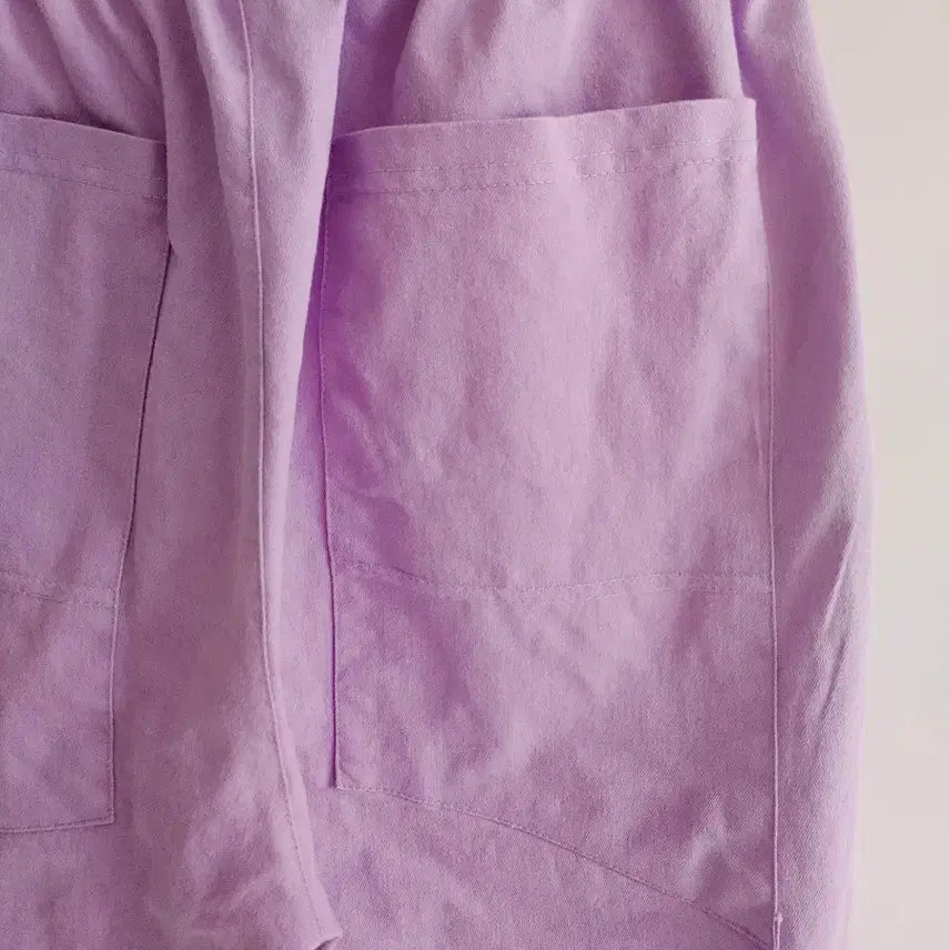 [BUNJANG] Lavender Cargo Wide Pants / 라벤더 컬러 카고 와이드 팬츠