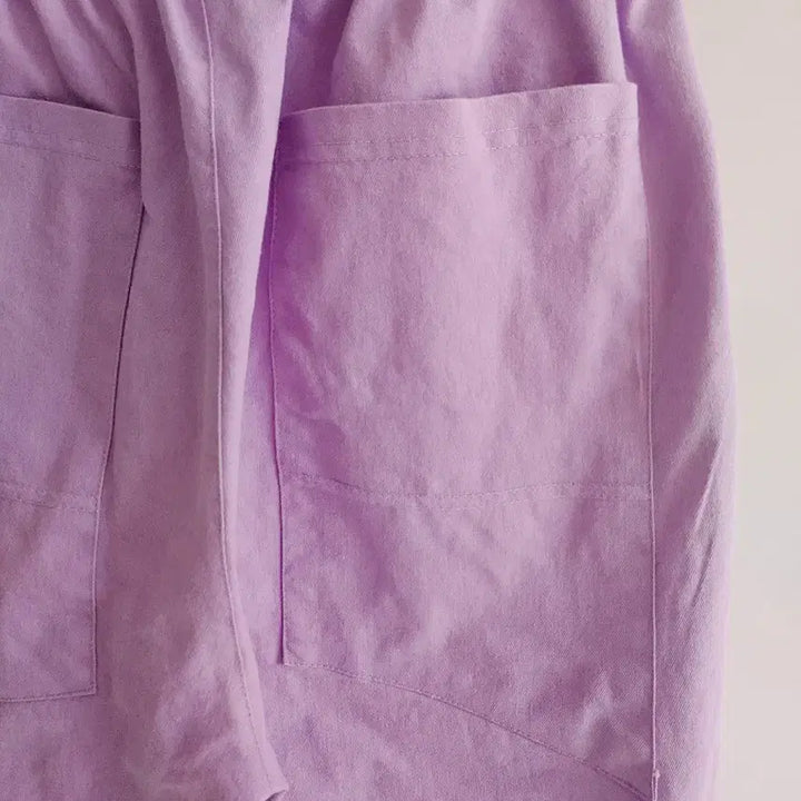 [BUNJANG] Lavender Cargo Wide Pants / 라벤더 컬러 카고 와이드 팬츠