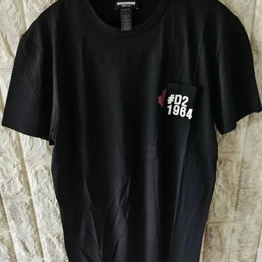 [BUNJANG] DSQUARED2 Black Short Sleeve T-shirt / 정품)디스퀘어드2   블랙 반팔티셔츠L