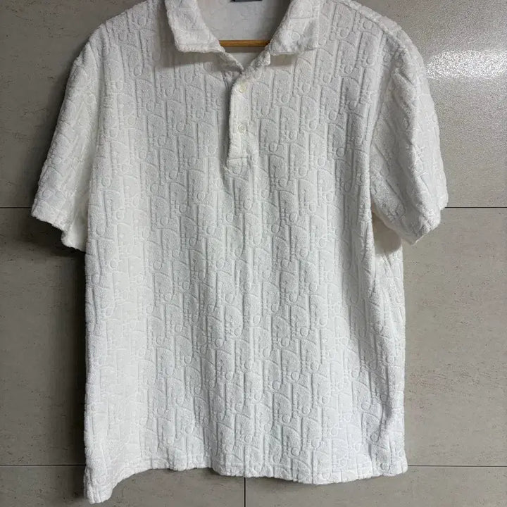 [BUNJANG] Dior Oblique Terry Polo Collar Short Sleeve Shirt L / [L] 디올 오블리크 테리 폴로 카라 반팔