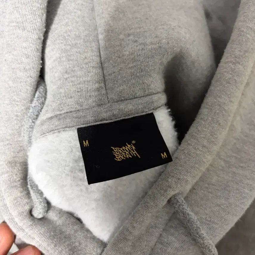 [BUNJANG] Brownbreath Gray Hoodie M / 브라운브레스 후드티 회색 m