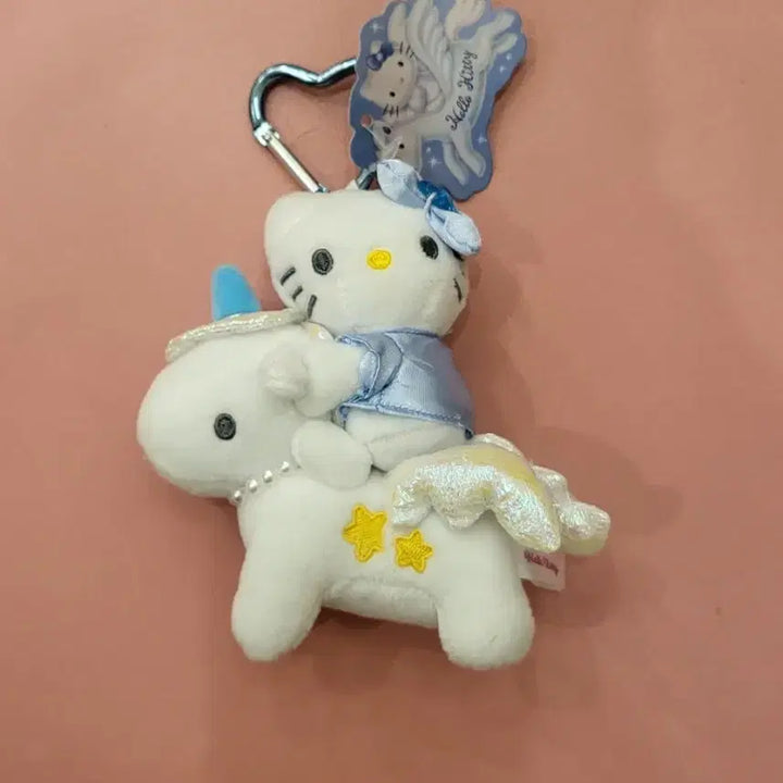 [BUNJANG] Hello Kitty Unicorn Plush Keyring / 헬로키티 유니콘 인형 키링
