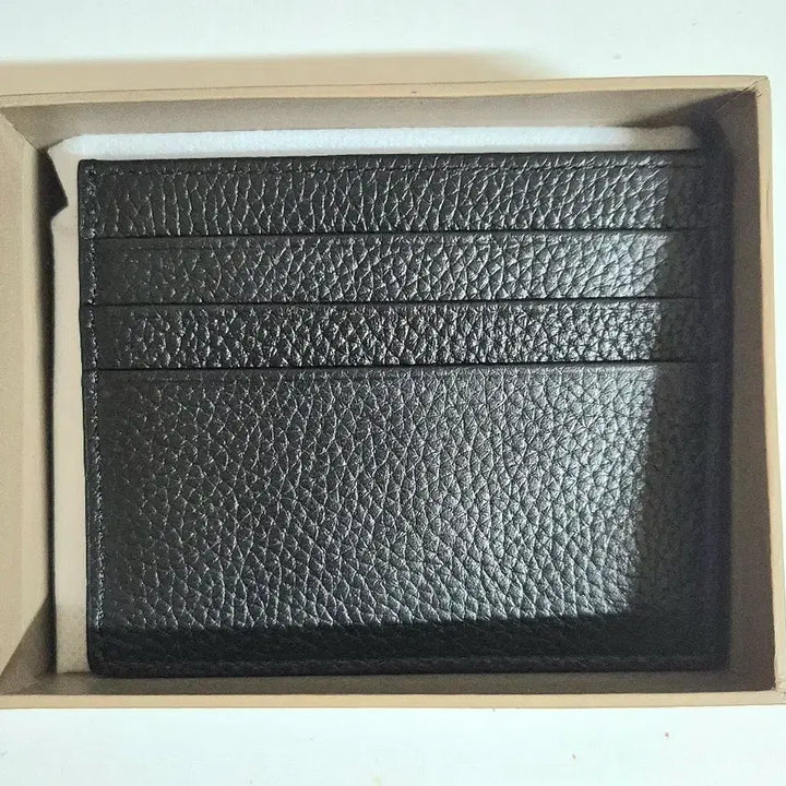 [BUNJANG] Marie Claire Leather Card Wallet Black / (새상품/정품) 마리끌레르 가죽 카드지갑 블랙 풀박스