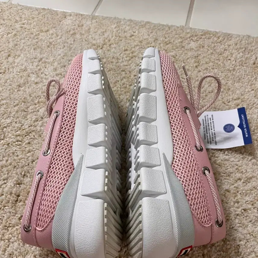 [BUNJANG] Hunter Sasa Mesh Boat Shoes (Rose Pink) / [새상품/국내미발매] 헌터 Hunter 여성 사사 메쉬 보트슈즈 핑크