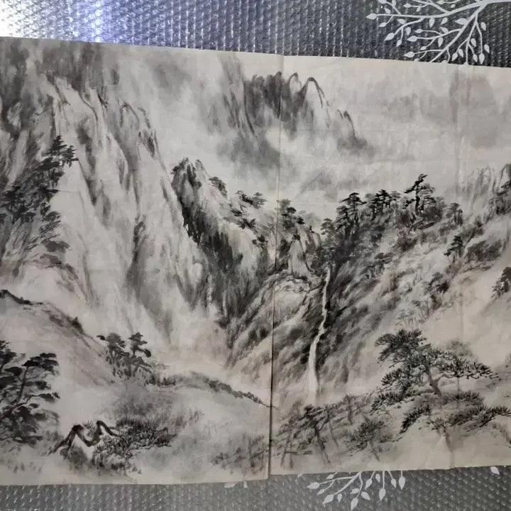 [BUNJANG] Antique Korean Ink Wash Painting: Landscape / 동양화 산수화 옛날그림