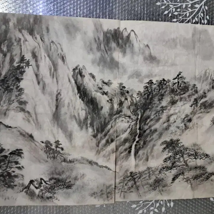[BUNJANG] Antique Korean Ink Wash Painting: Landscape / 동양화 산수화 옛날그림