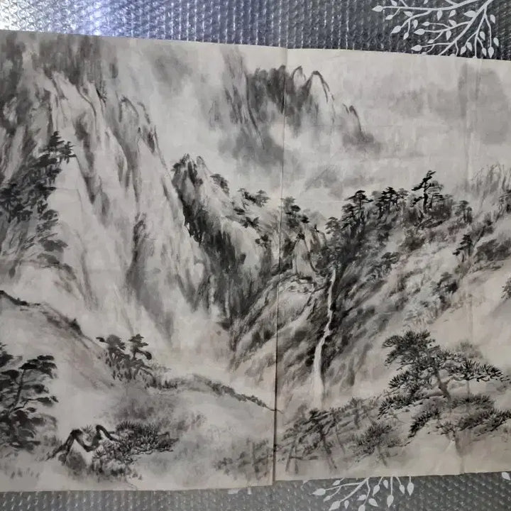 [BUNJANG] Antique Korean Ink Wash Painting: Landscape / 동양화 산수화 옛날그림