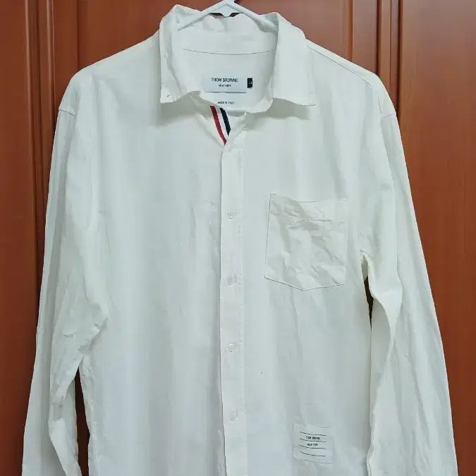 [SOLD OUT] 톰브라운 화이트 셔츠 긴팔 L사이즈