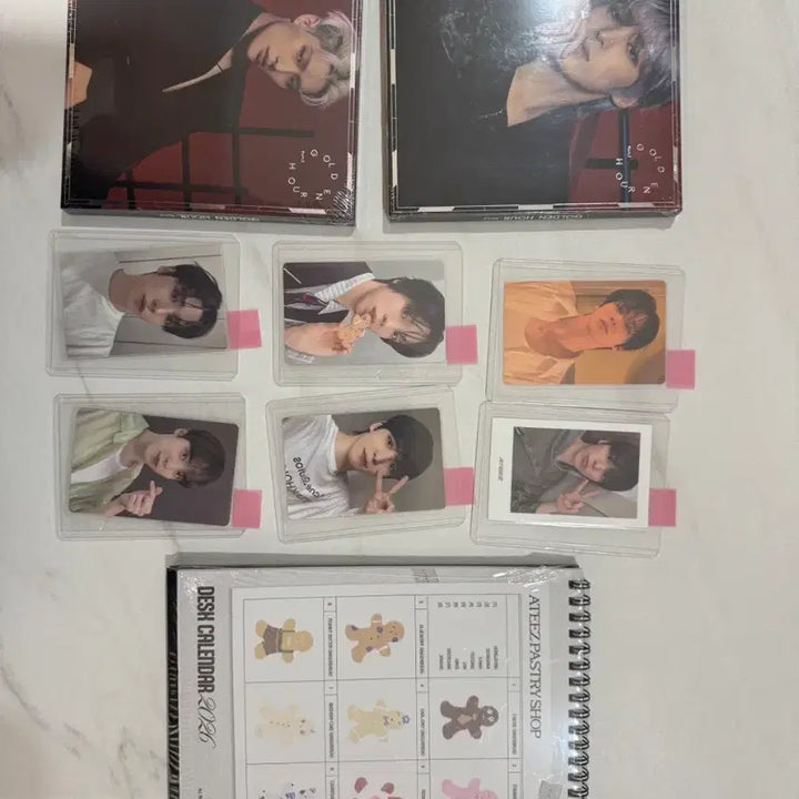 [BUNJANG] 에이티즈 골든아워 앨범 + 2026캘린더 + 포카 / 에이티즈 골든아워 앨범 + 2026캘린더 + 포카