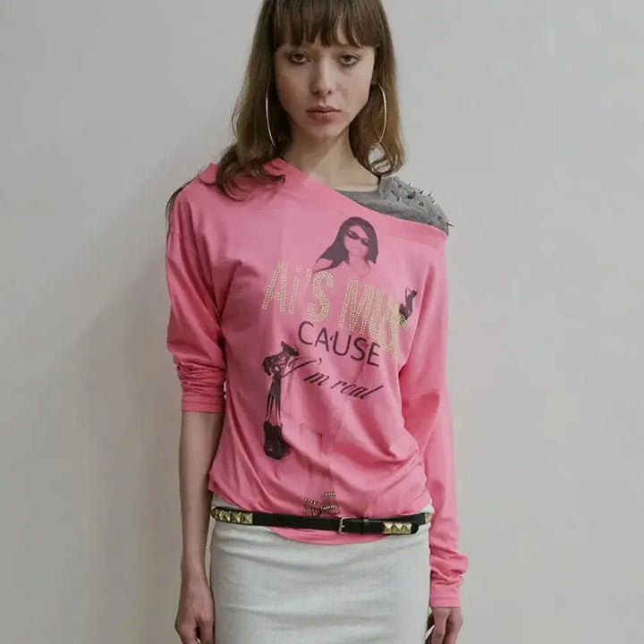 [SOLD OUT] 스컬프터 Urban Muse Tee Acid Pink 어반 뮤즈 티 L