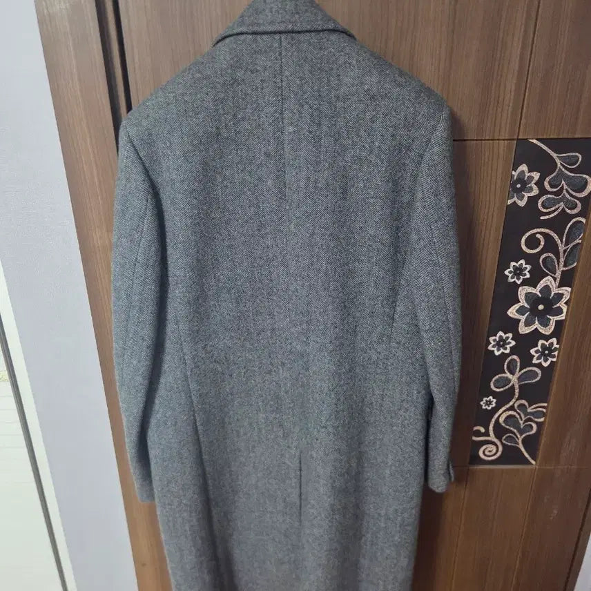 [BUNJANG] Toni Wek Herringbone Double Coat (M) / 토니웩 헤링본 더블 코트 S사이즈