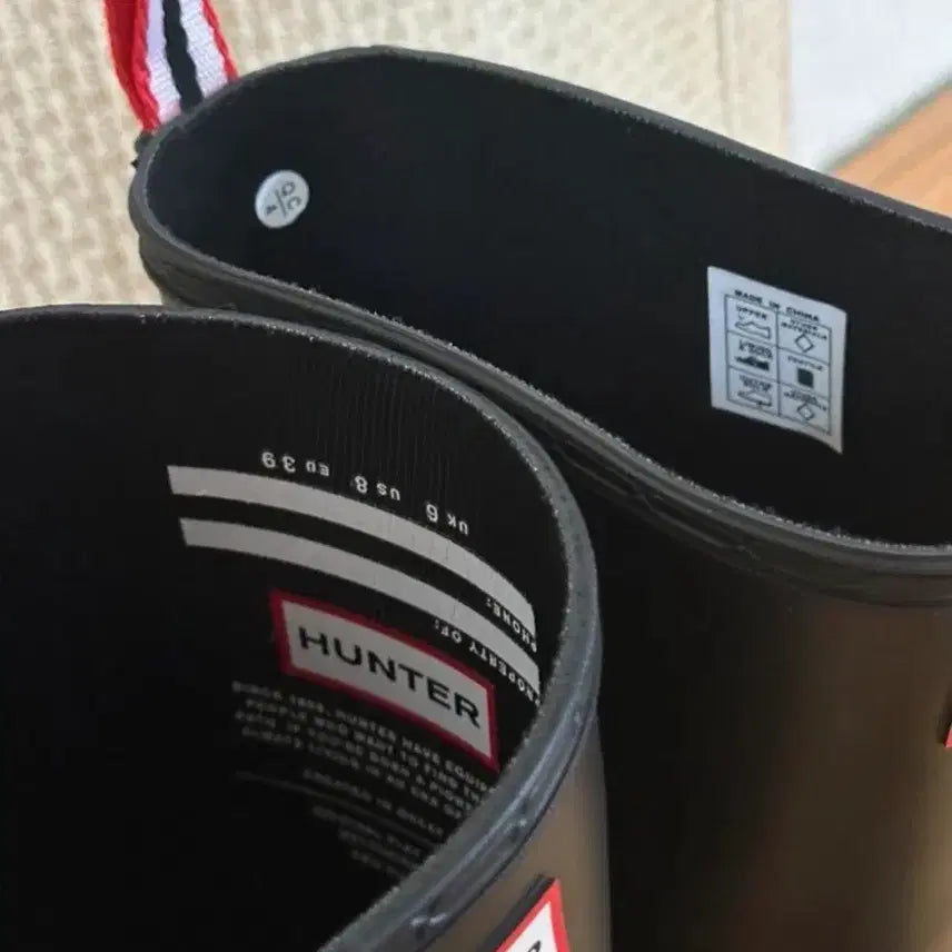 [BUNJANG] Hunter Original Play Tall Rain Boots Black 250mm / 헌터 레인부츠 250 블랙