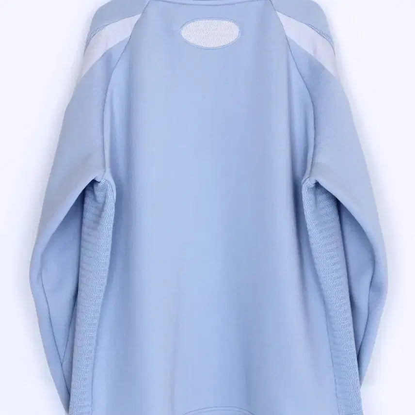 [BUNJANG] Chloma Balmug Subculture Half-Neck Blue Sweater / Chloma 클로마 마오노스케 발뭉 서브컬쳐 아노깔 하프넥 블루 스웨터