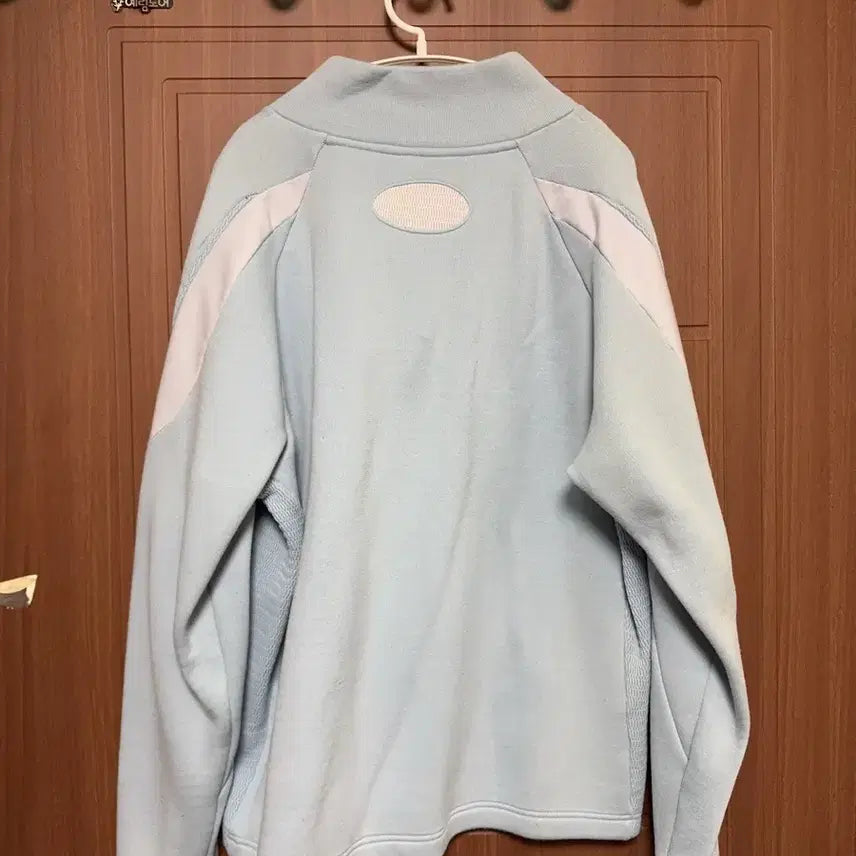 [BUNJANG] Chloma Balmug Subculture Half-Neck Blue Sweater / Chloma 클로마 마오노스케 발뭉 서브컬쳐 아노깔 하프넥 블루 스웨터