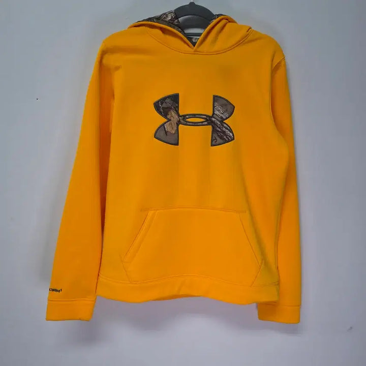 [BUNJANG] Under Armour Yellow Hoodie YXL / 언더아머 옐로우 후드티 YXL/JTG/EG