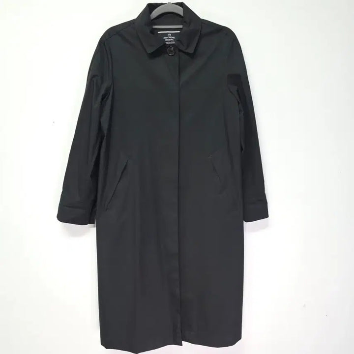 [BUNJANG] Jean-Michel Basquiat Summer Trench Coat / 미셸 바스키아봄 초여름  코트 90  홀겹 블랙 트렌치