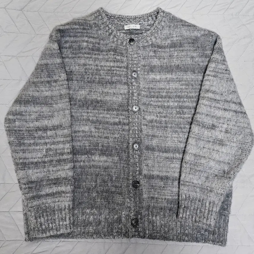 [SOLD OUT] 벨리에 브러쉬드 탐 가디건 포그그레이 04(100)