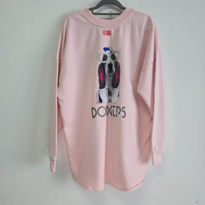 [SOLD OUT] MLB 강아지 맨투맨 90호 핑크 오버핏 ~88까지도 가능