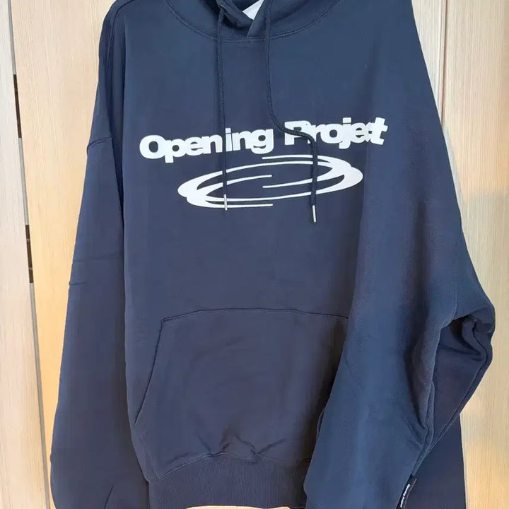 [BUNJANG] Opening Project Navy Hoodie / Opening Project 네이비 후드티