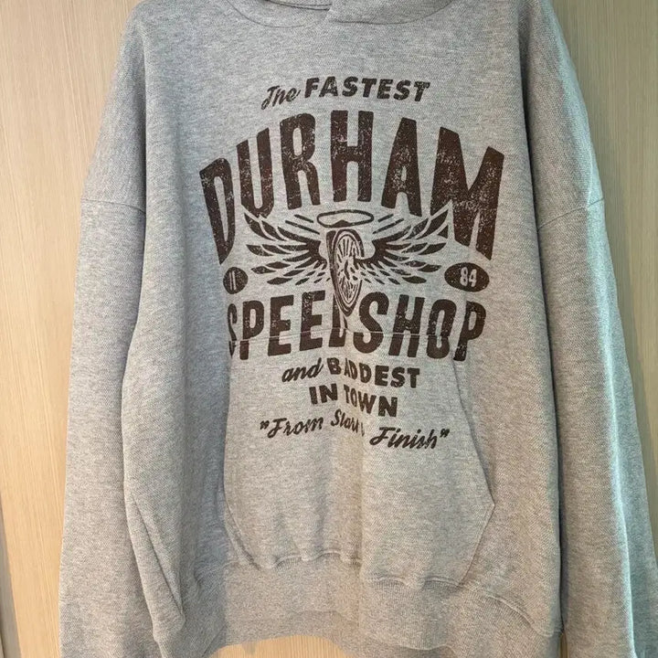[BUNJANG] Waffle Knit Hoodie Gray / 와플지 후드 그레이