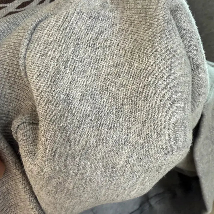 [BUNJANG] Waffle Knit Hoodie Gray / 와플지 후드 그레이