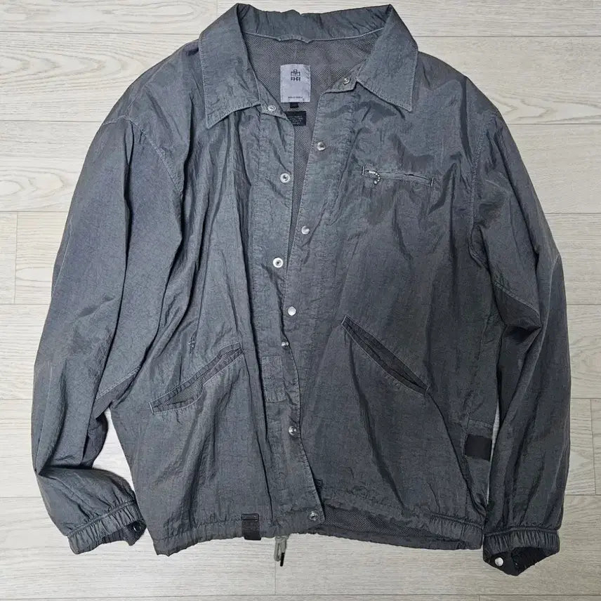[BUNJANG] Polytelu Military Coach Jacket Sage / 폴리테루 밀리터리 코치 자켓 세이지 2