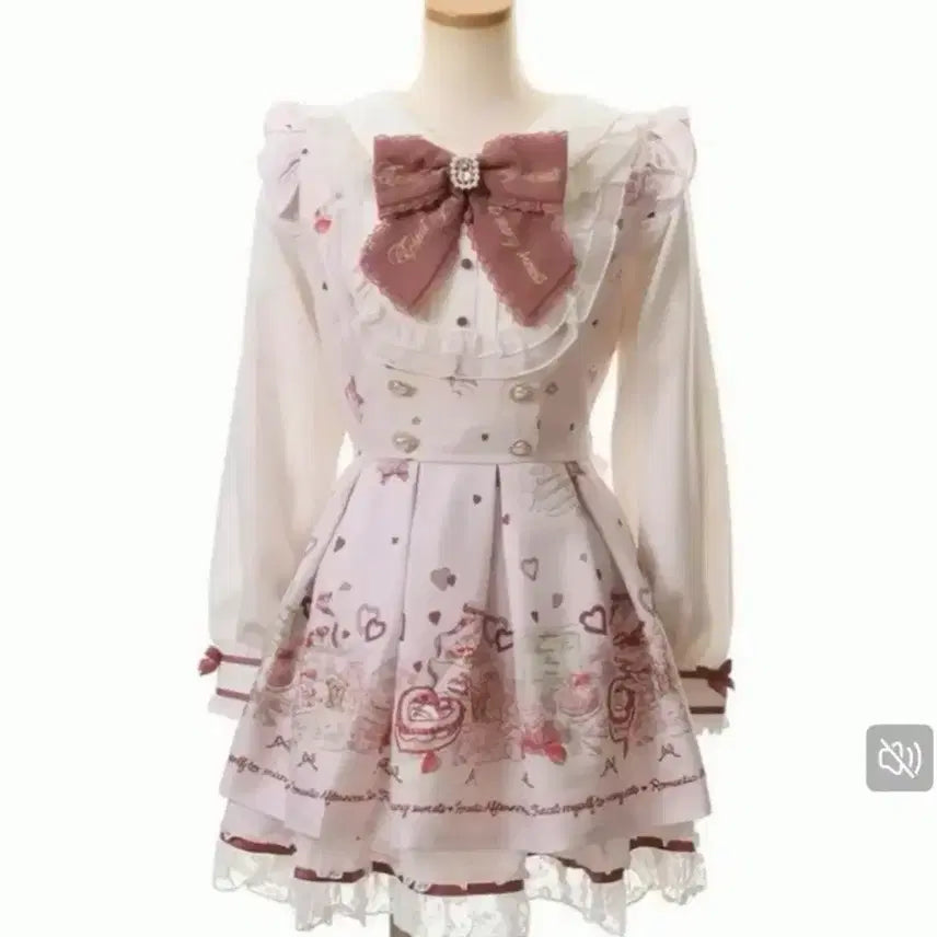 [SOLD OUT] 택X)리즈리사 애프터눈티 셋업 양산형지뢰계걸리스나계디마럽3L