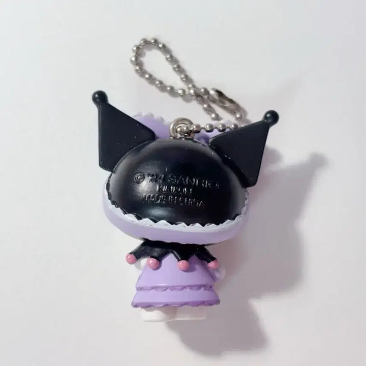 [BUNJANG] Sanrio Kuromi Pajama Figure Keychain / 산리오 쿠로미 파자마 피규어 키링 팝핑캔디 윙크하는 쿠로미