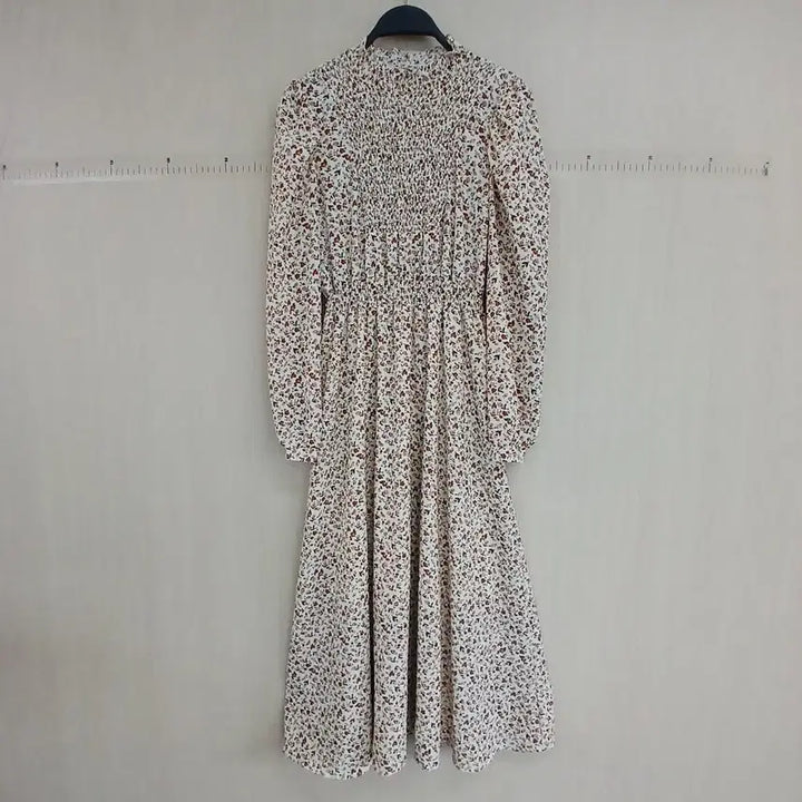 [BUNJANG] Floral Shirred Long Dress / 잔꽃무늬 셔링 롱 원피스