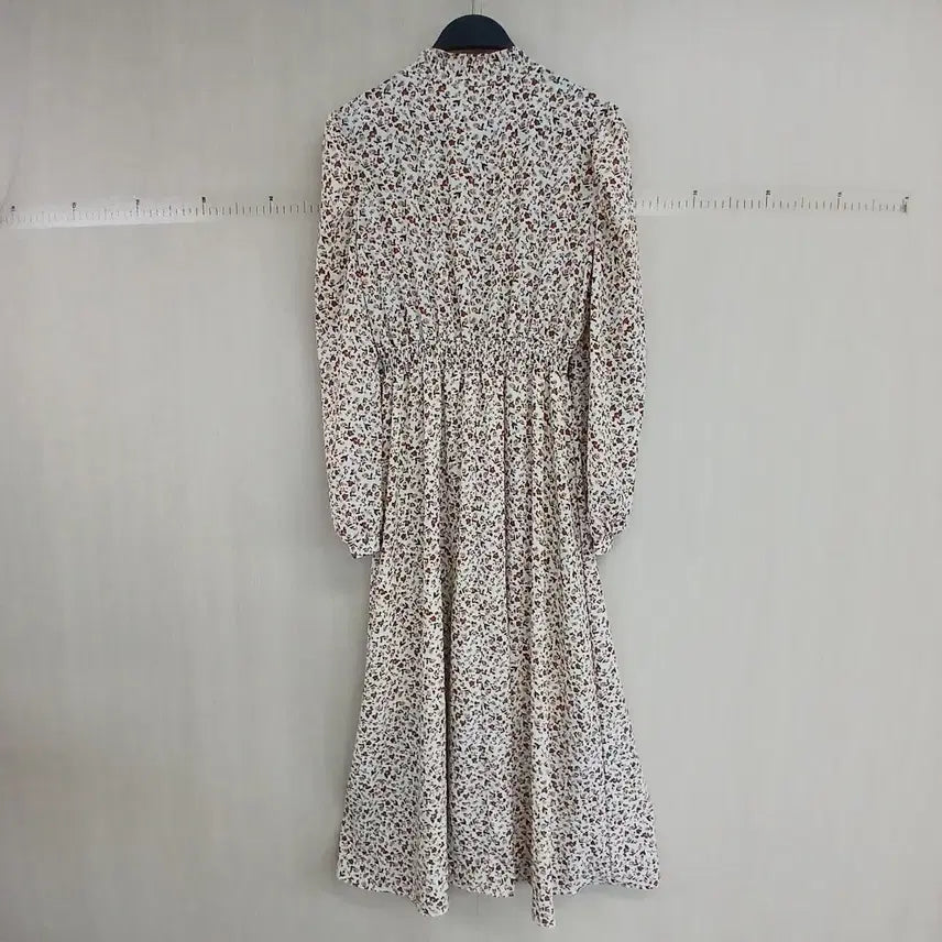 [BUNJANG] Floral Shirred Long Dress / 잔꽃무늬 셔링 롱 원피스