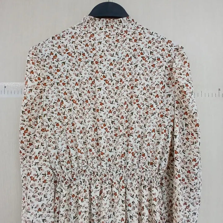 [BUNJANG] Floral Shirred Long Dress / 잔꽃무늬 셔링 롱 원피스