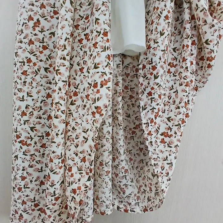 [BUNJANG] Floral Shirred Long Dress / 잔꽃무늬 셔링 롱 원피스