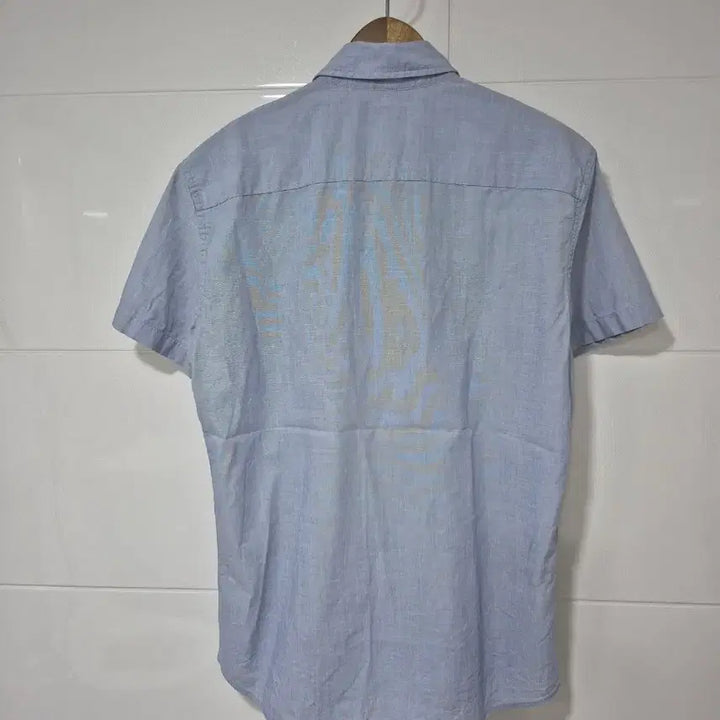 [BUNJANG] Hazzys Short Sleeve Shirt Blue 95 / 헤지스 반팔 셔츠 블루95