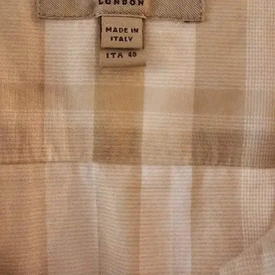 [BUNJANG] Burberry Check Belted Long Dress / 버버리 체크 벨트 롱 원피스