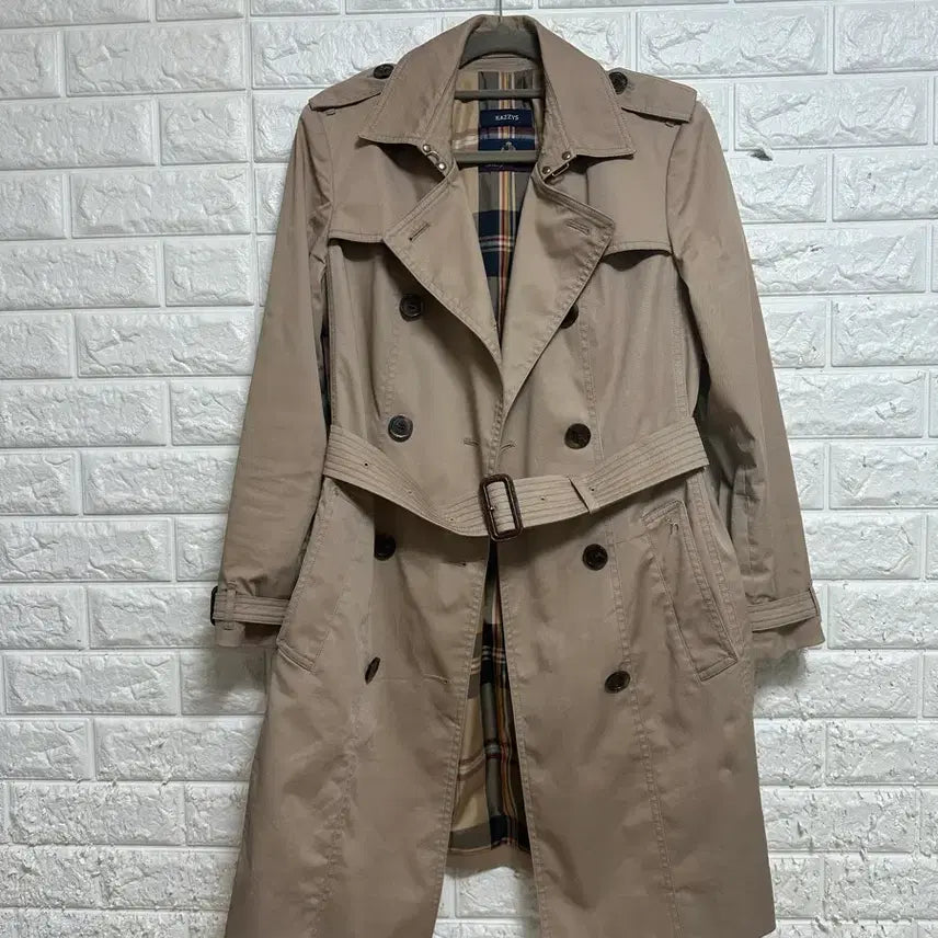 [BUNJANG] Hazzys Beige Trench Coat / 헤지스 베이지 트렌치코트  아주깨끗하구요 가벼워요 흠없어요