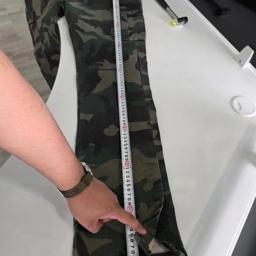 [BUNJANG] Hyper Denim Camo Cargo Pants / 하이퍼데님 카모 카고 팬츠 34사이즈(36도맞음)