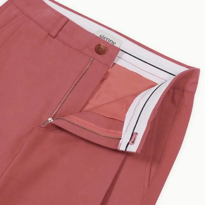 [BUNJANG] Sienne Marco Wide Pleated Cotton Pants - Pink - M - New / 시엔느 마르코 와이드 핀턱 코튼 팬츠 핑크 M 새상품