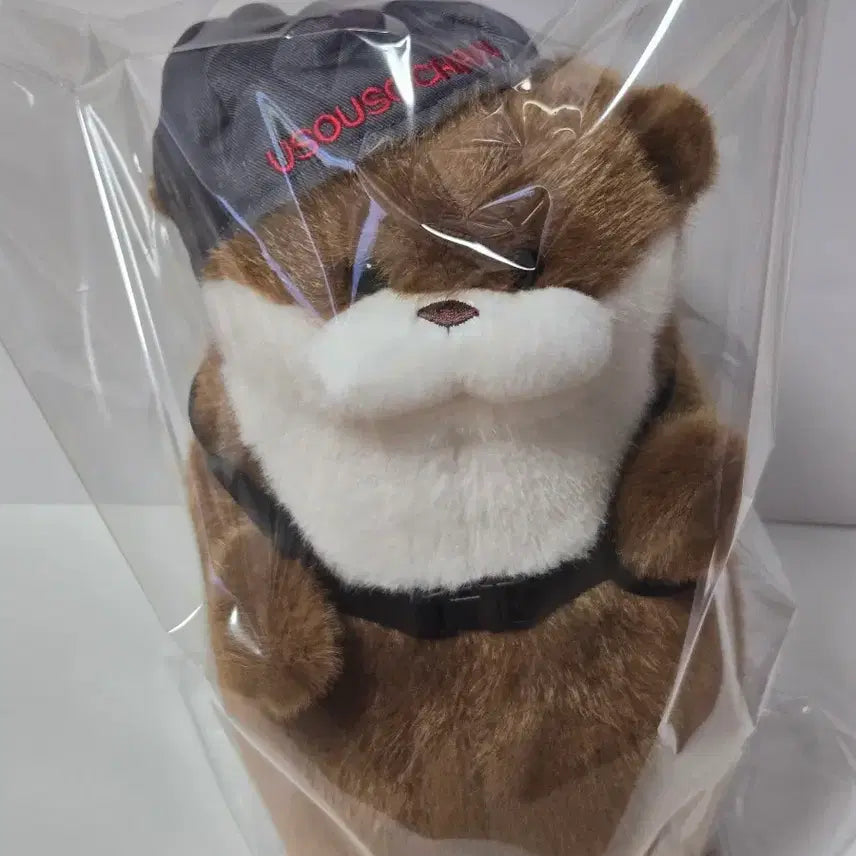 [SOLD OUT] [새상품]대학로 백팩 모자 우소우소짱 다크브라운 인형
