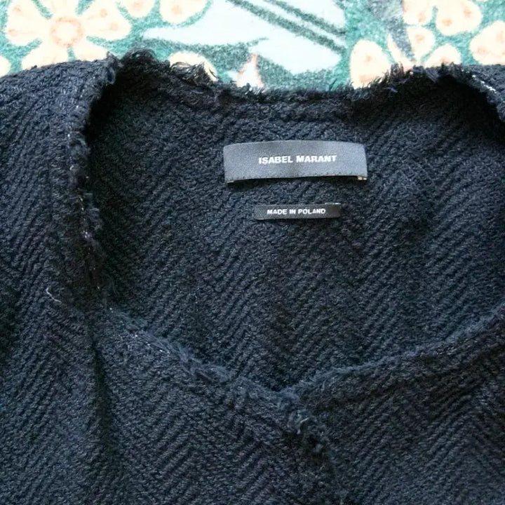 [BUNJANG] Isabel Marant Black Herringbone Jacket / 이자벨마랑 블랙 헤링본 자켓