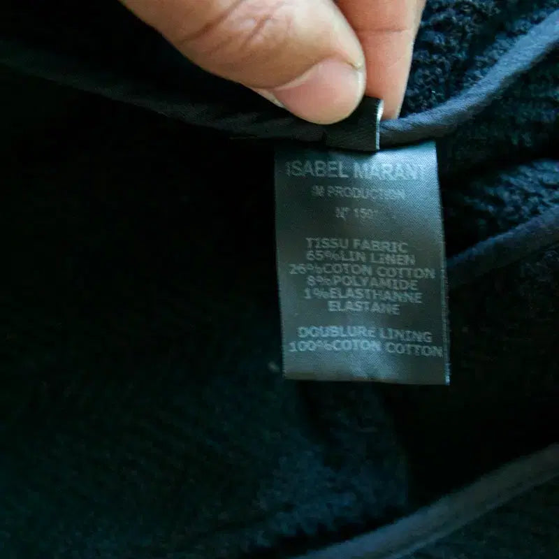 [BUNJANG] Isabel Marant Black Herringbone Jacket / 이자벨마랑 블랙 헤링본 자켓