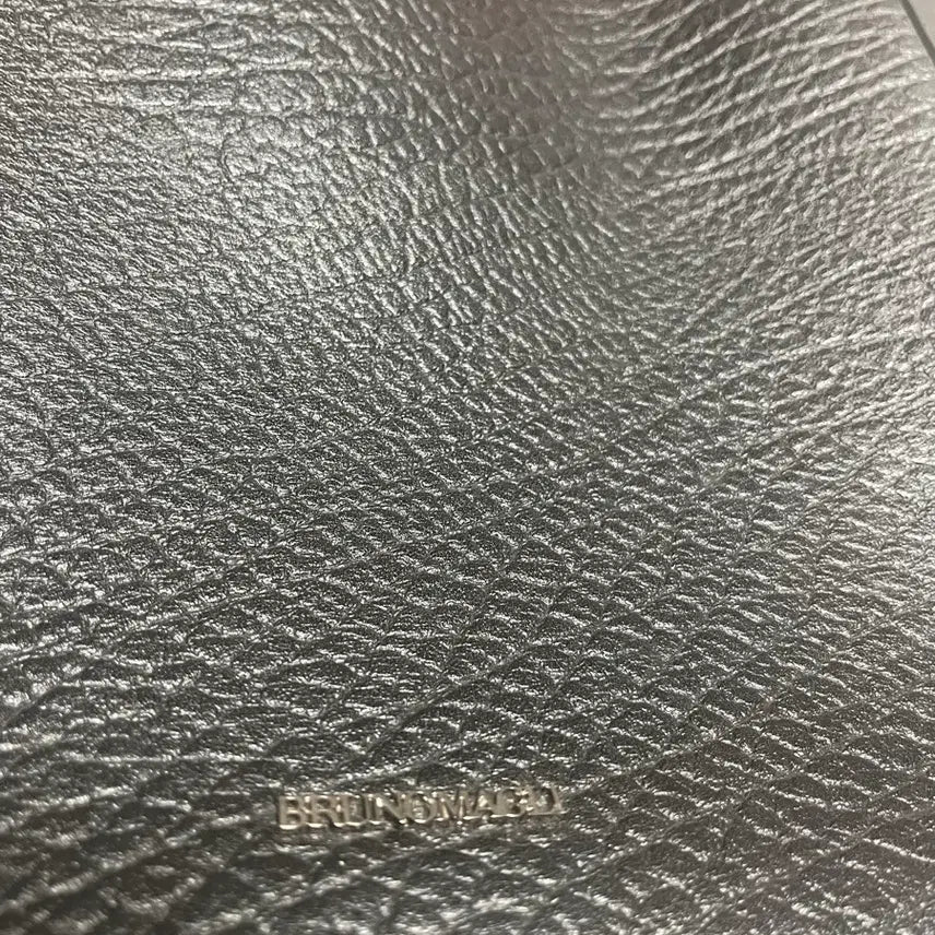 [BUNJANG] Bruno Magli Leather Backpack / (상태극상) 정품 브루노말리 블랙 가죽 배낭 백팩
