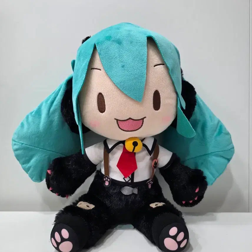 [BUNJANG] Sega Hatsune Miku Nyan Miku Plush Doll / 미쿠 후와푸치 냥코미쿠 인형 새상품