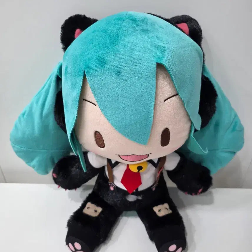 [BUNJANG] Sega Hatsune Miku Nyan Miku Plush Doll / 미쿠 후와푸치 냥코미쿠 인형 새상품