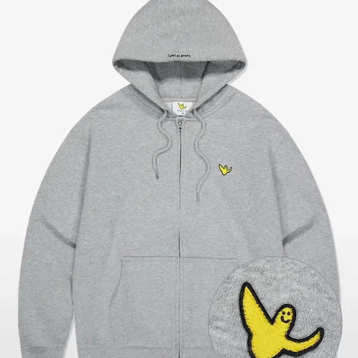 [SOLD OUT] 마크곤잘레스 와릿이즌 와펜 후드집업 회색 그레이
