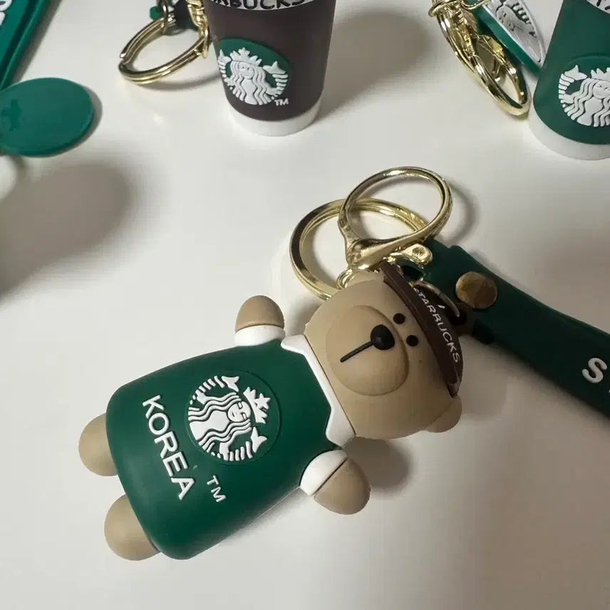 [BUNJANG] Starbucks Style Keychain Set / 스타벅스 모양 키링 4개 일괄
