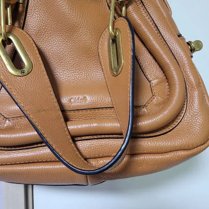 [BUNJANG] Chloé Paraty Brown Leather Crossbody Shoulder Bag / 끌로에의 파라티백 매력적인 브라운 가죽 크로스 숄더백