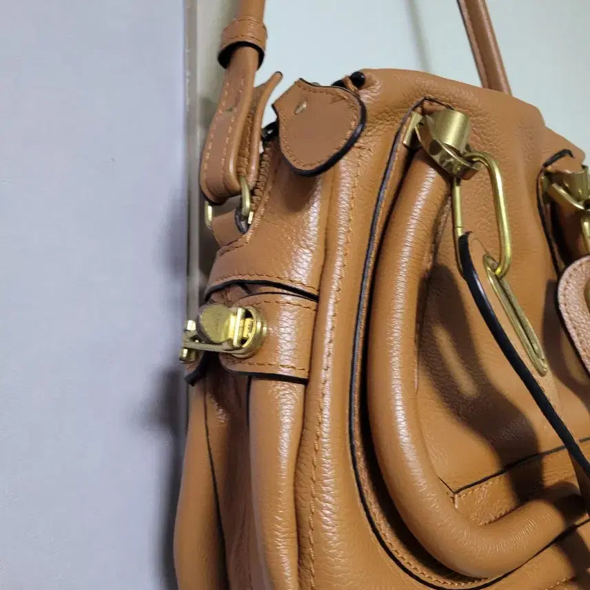 [BUNJANG] Chloé Paraty Brown Leather Crossbody Shoulder Bag / 끌로에의 파라티백 매력적인 브라운 가죽 크로스 숄더백