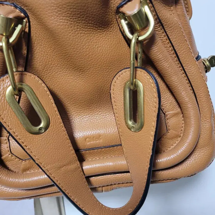[BUNJANG] Chloé Paraty Brown Leather Crossbody Shoulder Bag / 끌로에의 파라티백 매력적인 브라운 가죽 크로스 숄더백